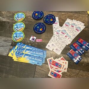 Girl guides Ontario council  Badge patches bookmarks  tattoos magnet bundle